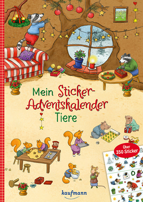 Mein Sticker-Adventskalender - Tiere (Klara Kamlah)