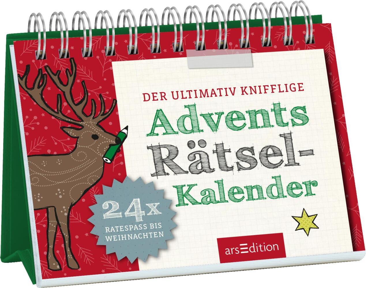 Der ultimativ knifflige Advents-Rätsel-Kalender (Norbert Golluch)