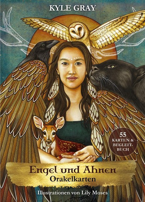 Engel und Ahnen, 55 Orakelkarten + Begleitbuch (Kyle Gray)