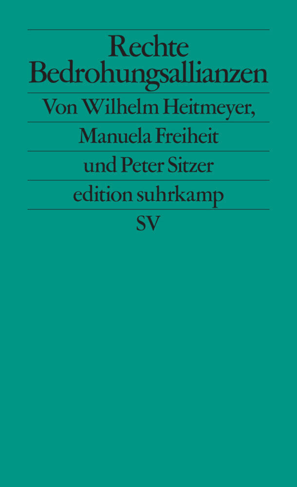 Rechte Bedrohungsallianzen - Signaturen der Bedrohung II (Signaturen der Bedrohung 2) (Wilhelm Heitmeyer)