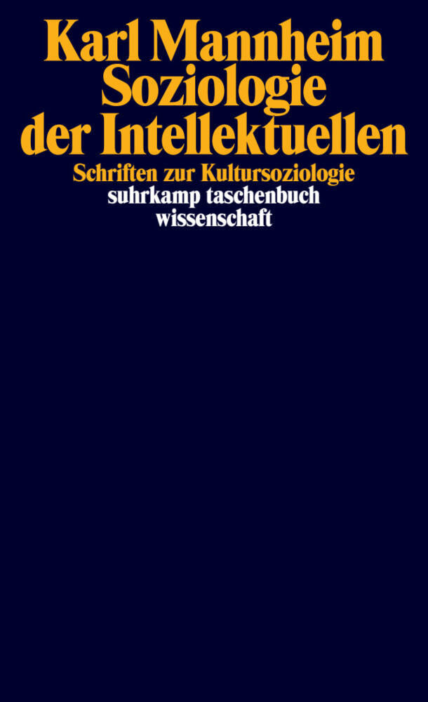 Soziologie der Intellektuellen (Karl Mannheim)