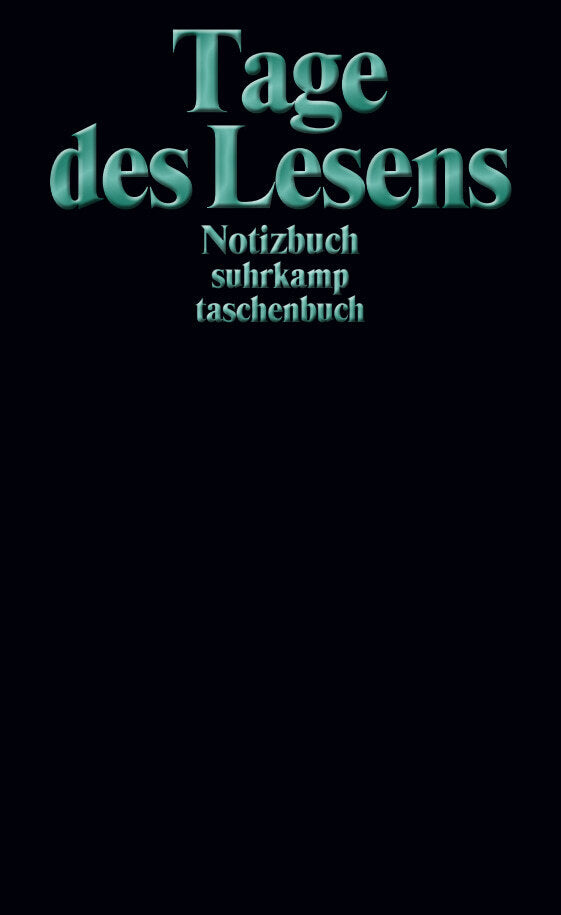 Notizbuch »Tage des Lesens« (Suhrkamp Verlag)