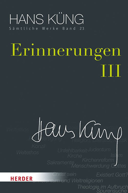 Erinnerungen III (Hans Küng)