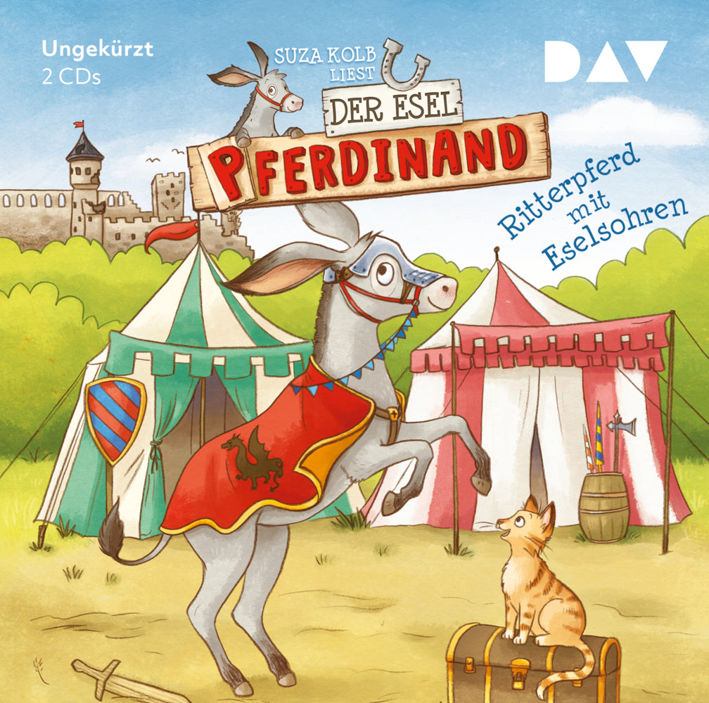 Der Esel Pferdinand - Teil 4: Ritterpferd mit Eselsohren, 2 Audio-CD (Suza Kolb)
