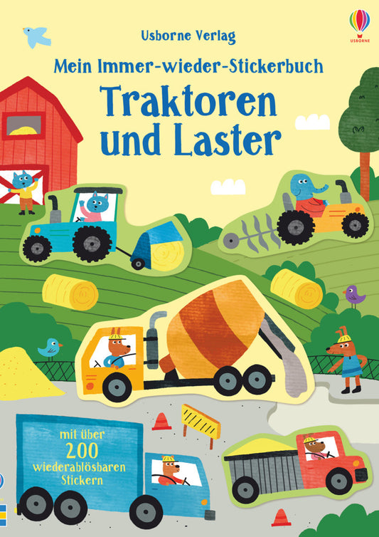 Mein Immer-wieder-Stickerbuch: Traktoren und Laster (Hannah Watson)