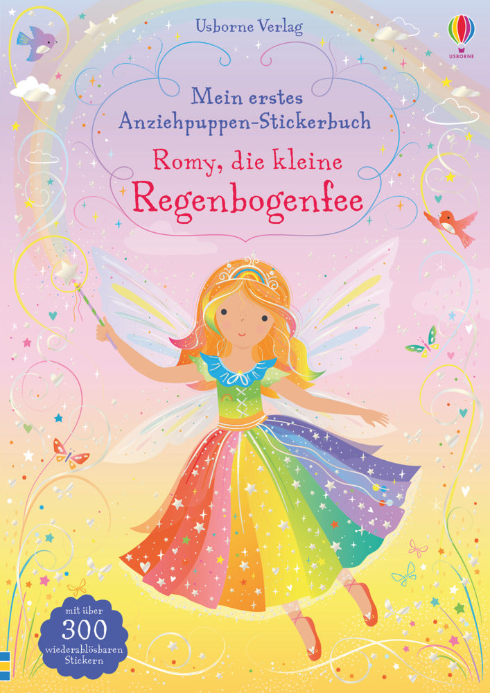 Mein erstes Anziehpuppen-Stickerbuch: Romy, die kleine Regenbogenfee (Fiona Watt)