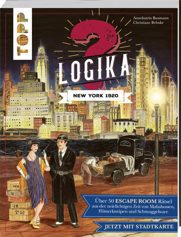 Logika - New York 1920: Logikrätsel für zwischendurch von leicht bis schwer (Annekatrin Baumann)
