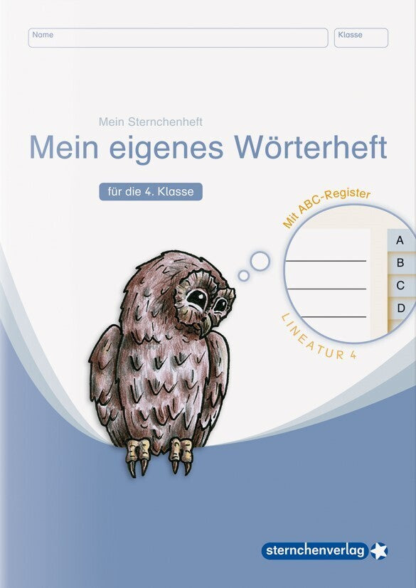Mein eigenes Wörterheft für die 4. Klasse (Sternchenverlag Gmbh)