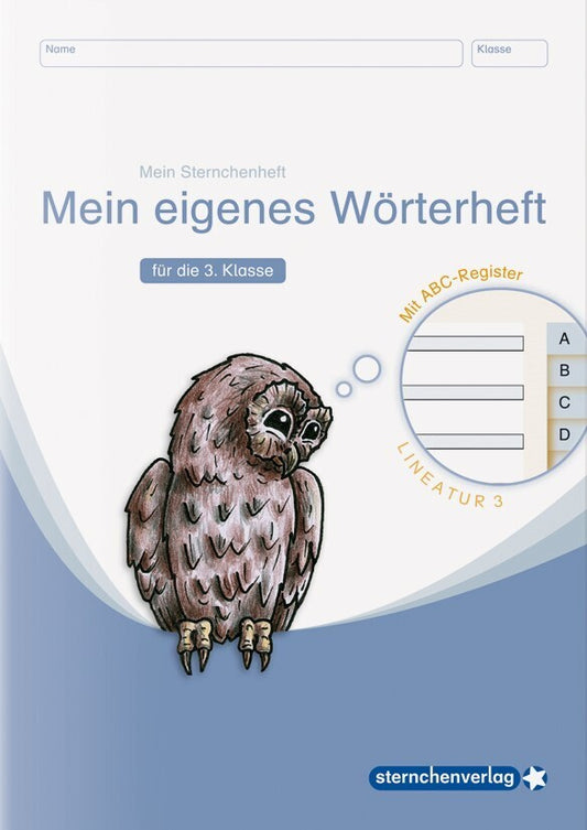 Mein eigenes Wörterheft für die 3. Klasse (Sternchenverlag Gmbh)