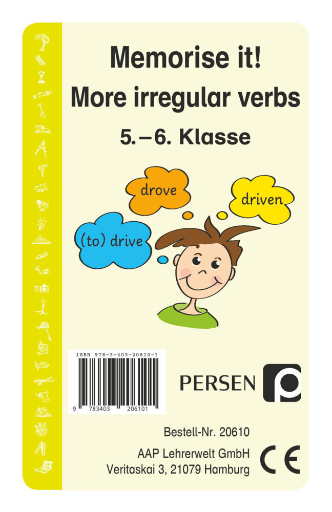 Memorise it! More irregular Verbs (Josephine Finkenstein)