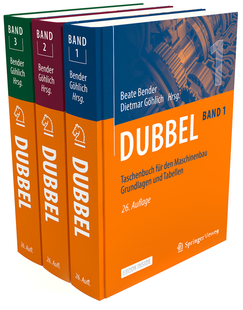 Dubbel Taschenbuch für den Maschinenbau, 3 Bde..Bd.1-3 (Beate Bender)
