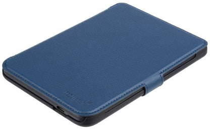 tolino shine/shine color, Schutztasche in Lederoptik (Farbe:blau)