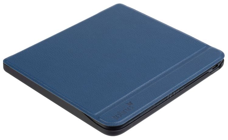 tolino vision color, Schutztasche in Lederoptik (Farbe:blau)