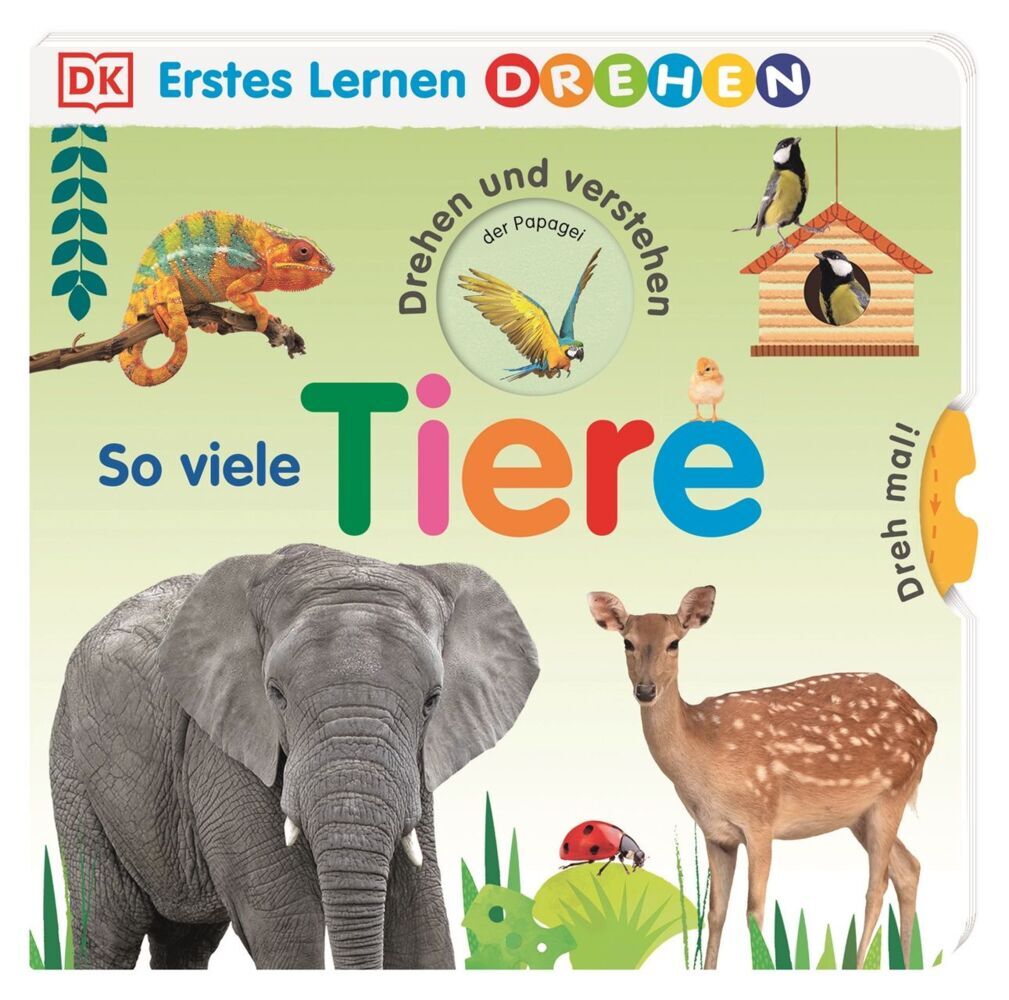 Erstes Lernen Drehen. So viele Tiere (Dk Erstes Lernen)