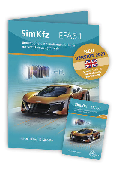 SimKfz EFA6.1 - Version 2021 - Einzellizenz Freischaltcode auf Keycard (Richard Fischer)