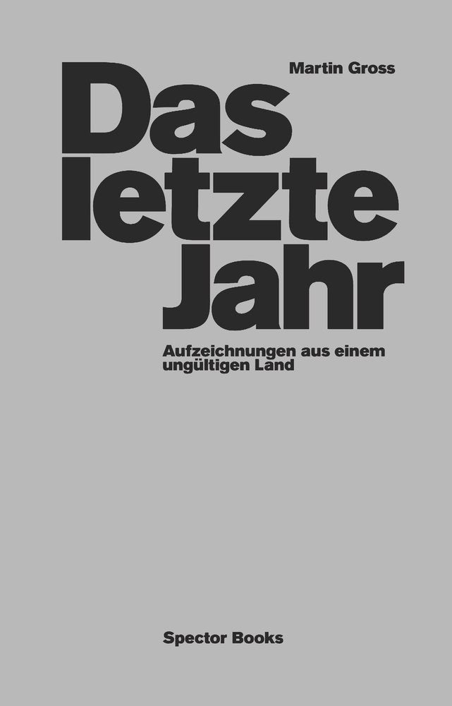 Das letzte Jahr (Martin Gross)