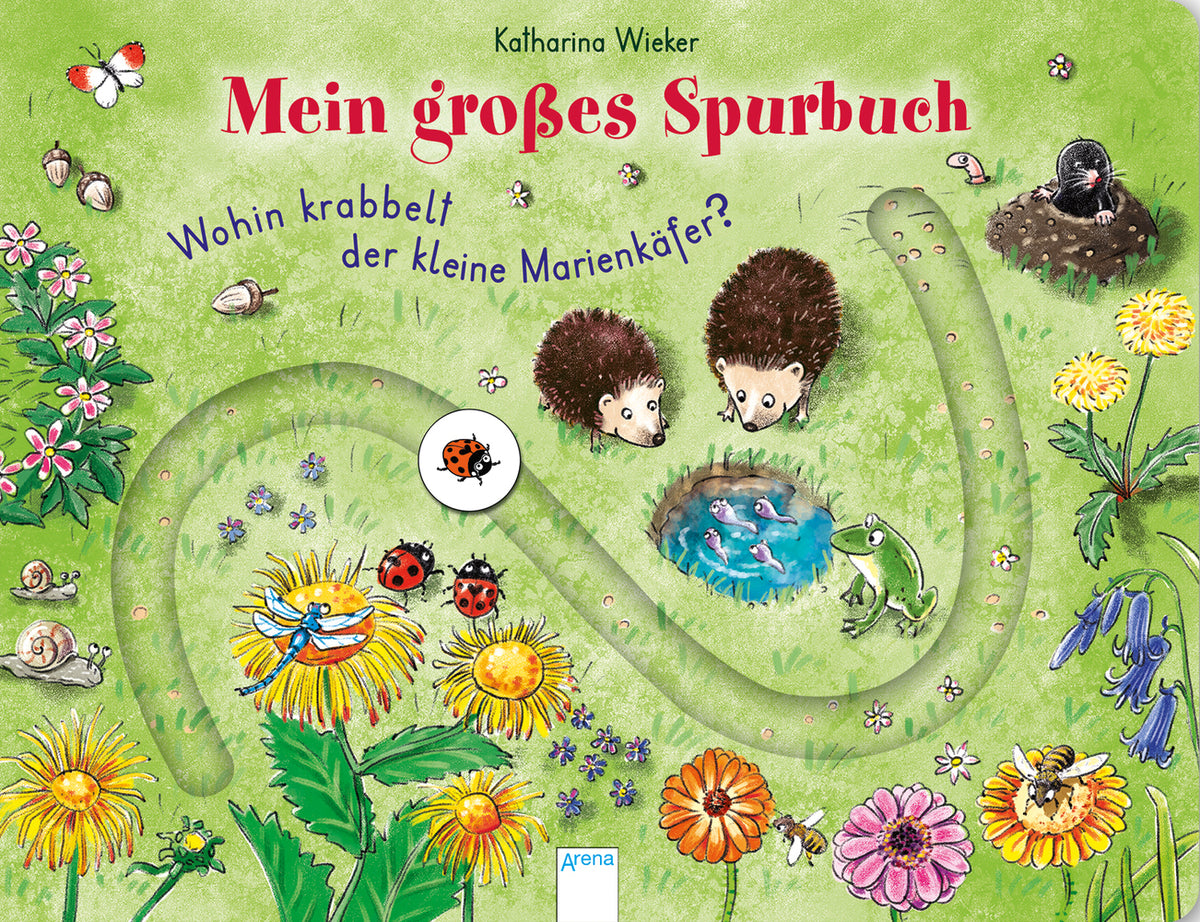 Mein großes Spurbuch - Wohin krabbelt der kleine Marienkäfer? (Katharina Wieker)