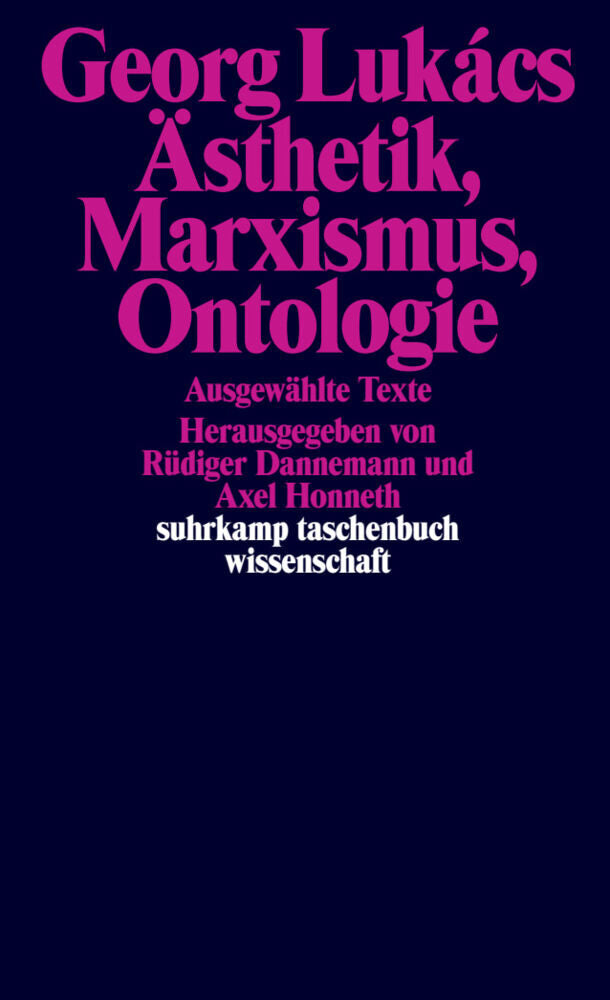 Ästhetik, Marxismus, Ontologie (Georg Lukács)