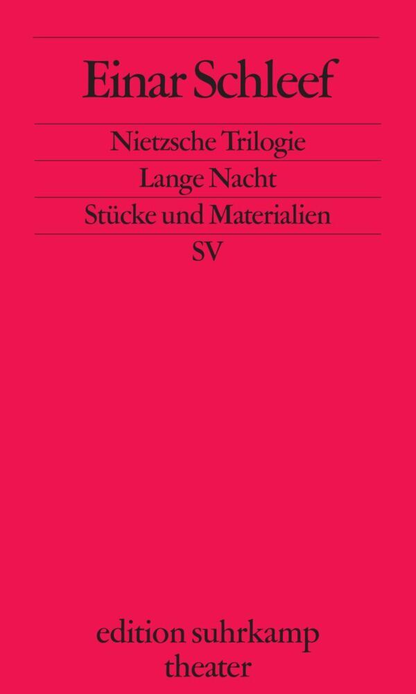 Nietzsche Trilogie. Lange Nacht (Einar Schleef)