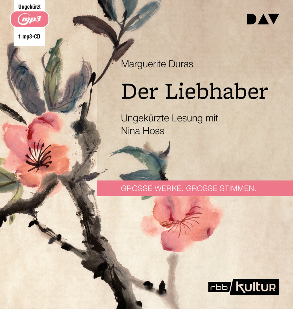 Der Liebhaber, 1 Audio-CD, 1 MP3 (Marguerite Duras)