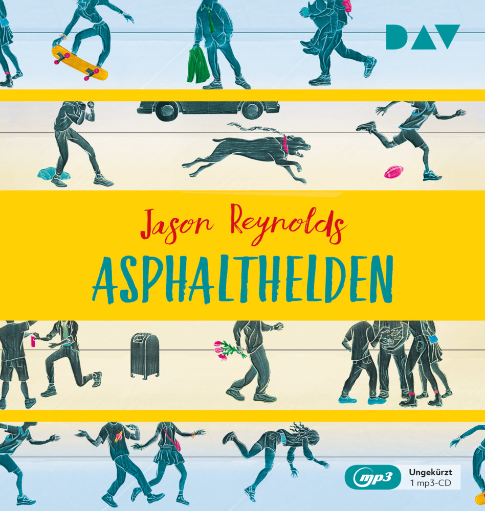 Asphalthelden, 1 Audio-CD, 1 MP3 (Jason Reynolds)