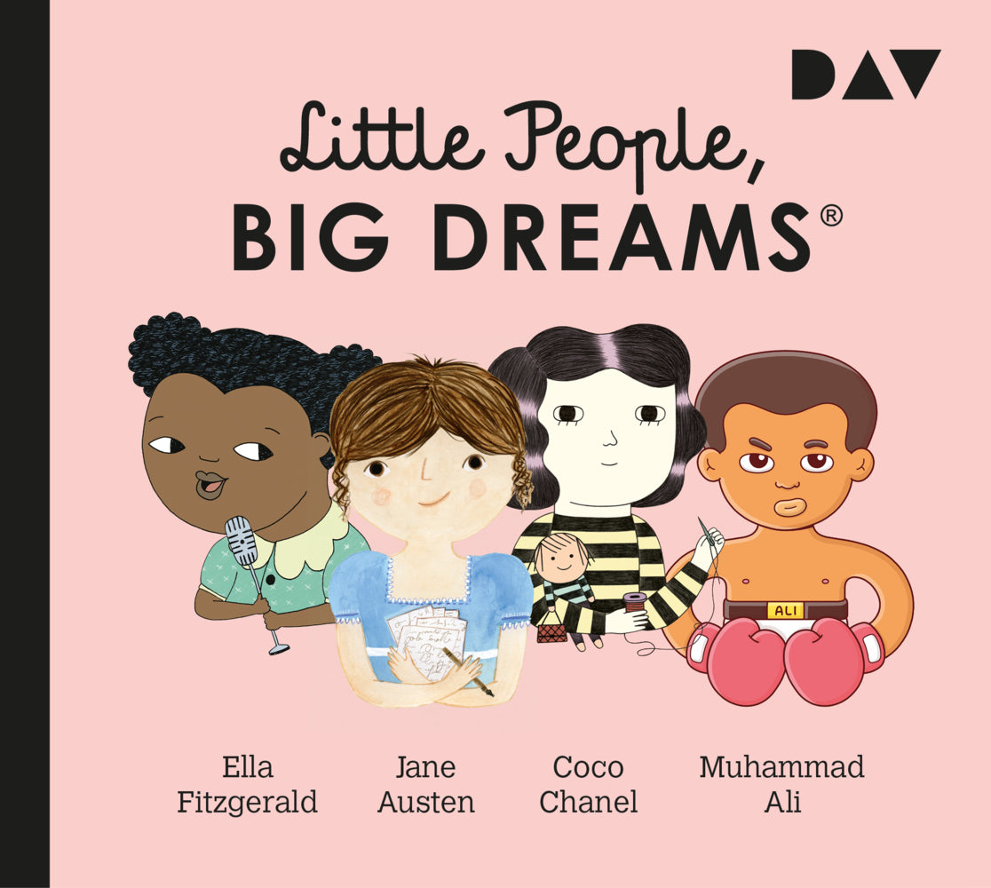 Little People, Big Dreams® - Teil 2: Ella Fitzgerald, Jane Austen, Coco Chanel, Muhammad Ali, 1 Audio-CD (María Isabel Sánchez Vegara)