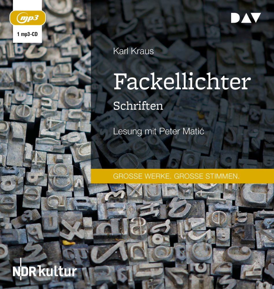 Fackellichter. Schriften, 1 Audio-CD, 1 MP3 (Karl Kraus)