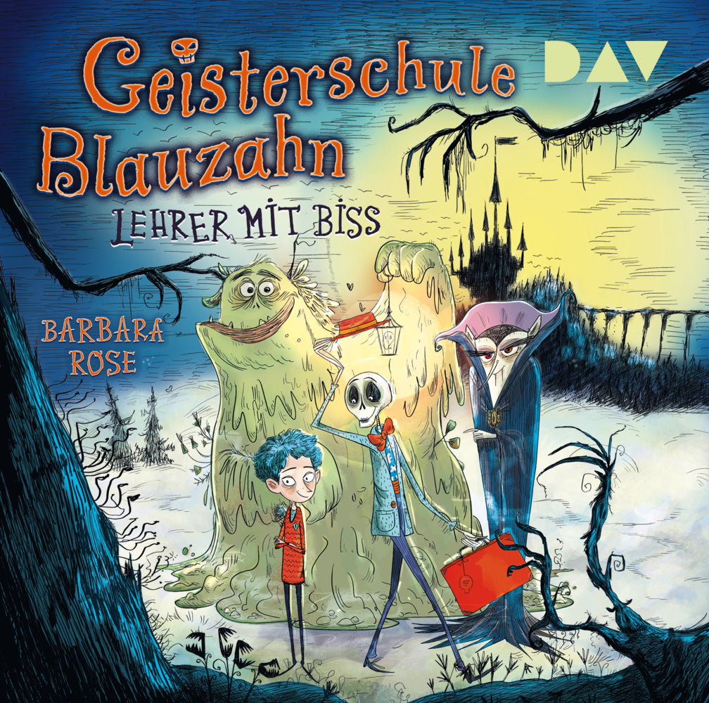 Geisterschule Blauzahn - Lehrer mit Biss, 2 Audio-CD (Barbara Rose)