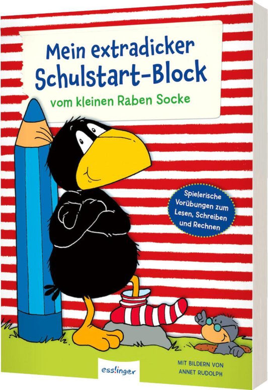 Der kleine Rabe Socke: Mein extradicker Schulstart-Block (Nele Moost)