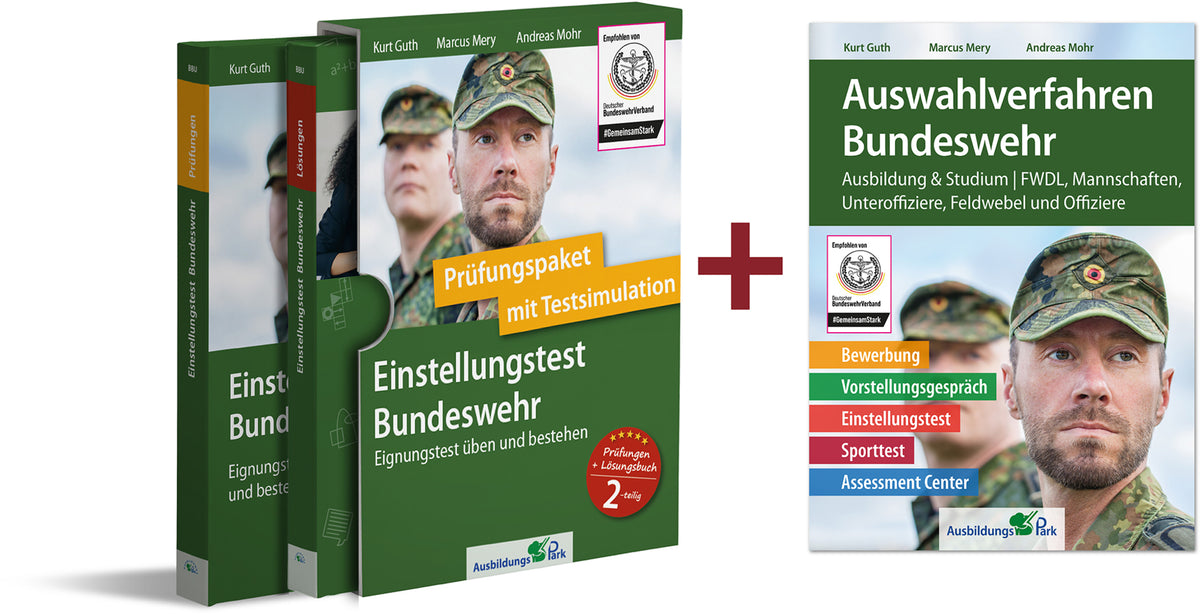 Sparpaket - Einstellungstest + Auswahlverfahren Bundeswehr (Kurt Guth)