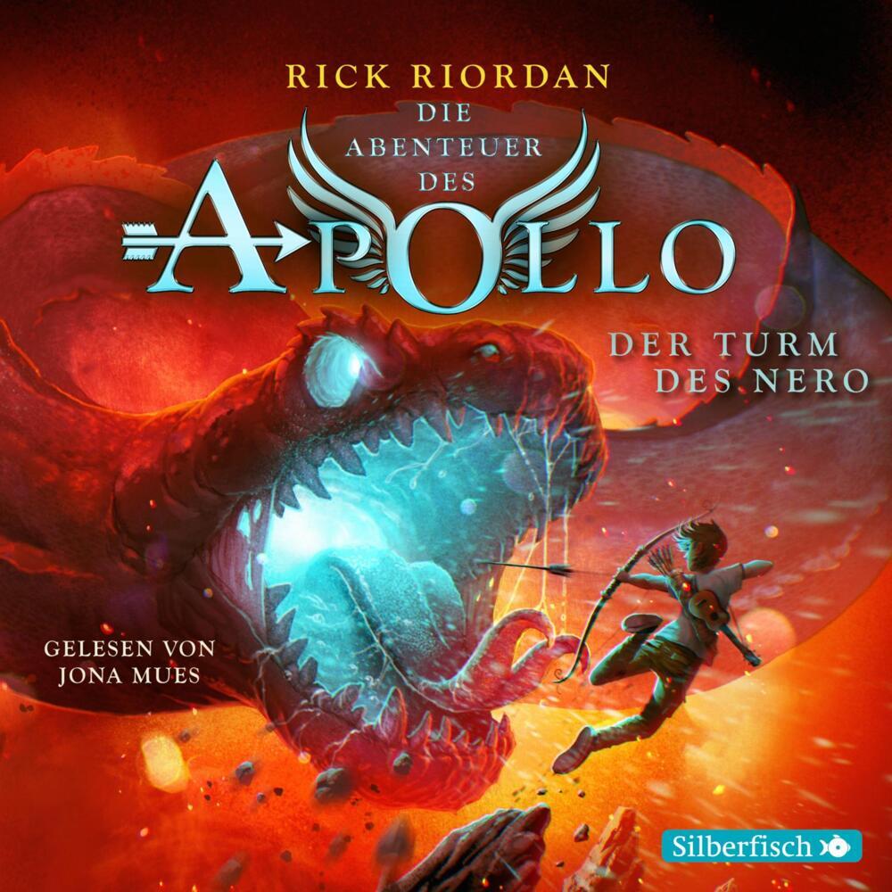 Der Turm des Nero, 6 Audio-CD (Rick Riordan)