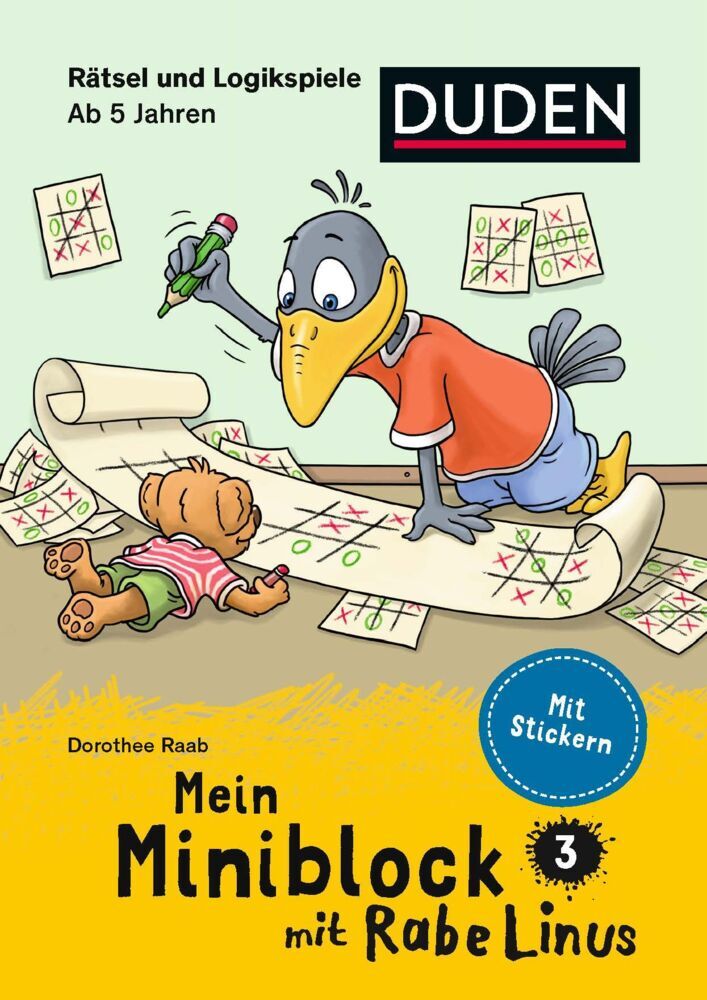 Mein Miniblock mit Rabe Linus - Rätsel und Logikspiele (Dorothee Raab)