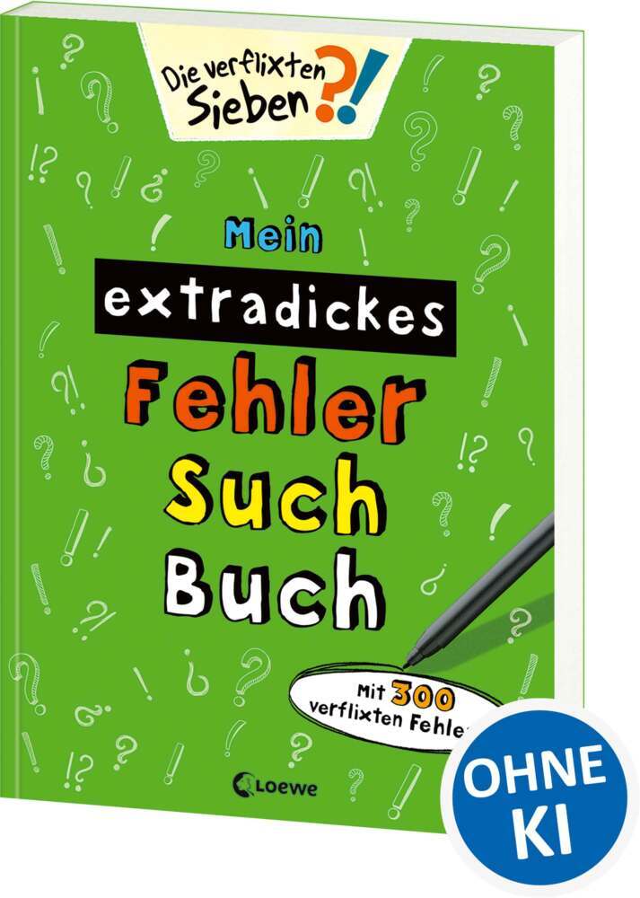 Mein extradickes Fehler-Such-Buch (grün)