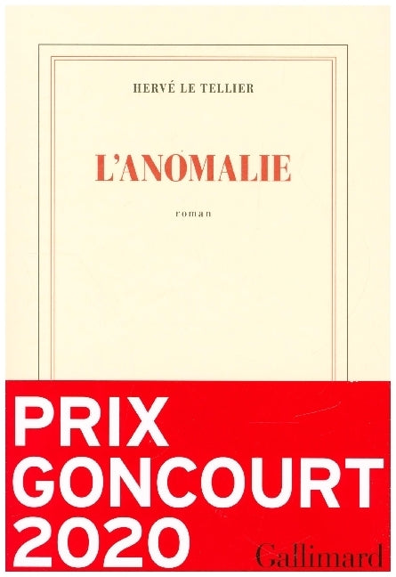 L'Anomalie (Herve Le Tellier)