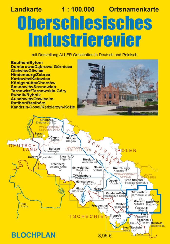 Landkarte Oberschlesisches Industrierevier (Dirk Bloch)