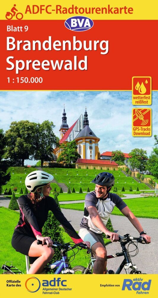 BVA ADFC Radtourenkarte Brandenburg Spreewald 1:150.000