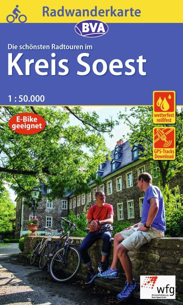 BVA Radwanderkarte Kreis Soest die schönsten Radtouren 1:50.000