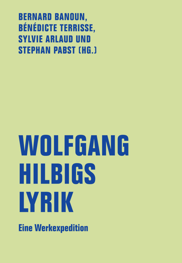 Wolfgang Hilbigs Lyrik (Bernard Banoun)