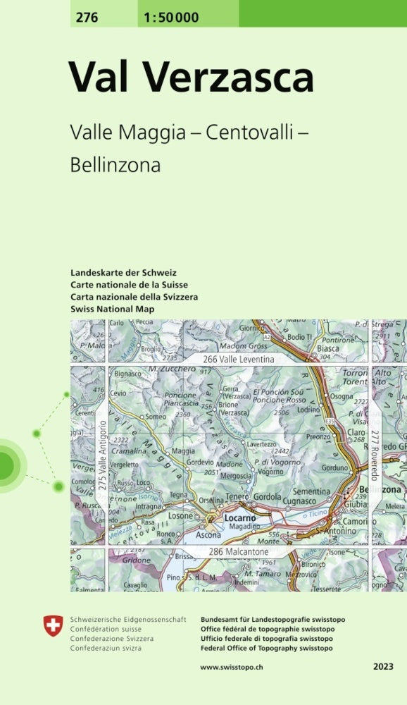 276 Val Verzasca (Bundesamt Für Landestopografie Swisstopo)