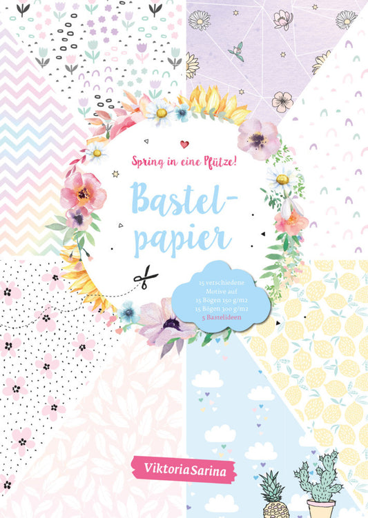 Spring in eine Pfütze! Bastelpapier (Viktoriasarina)
