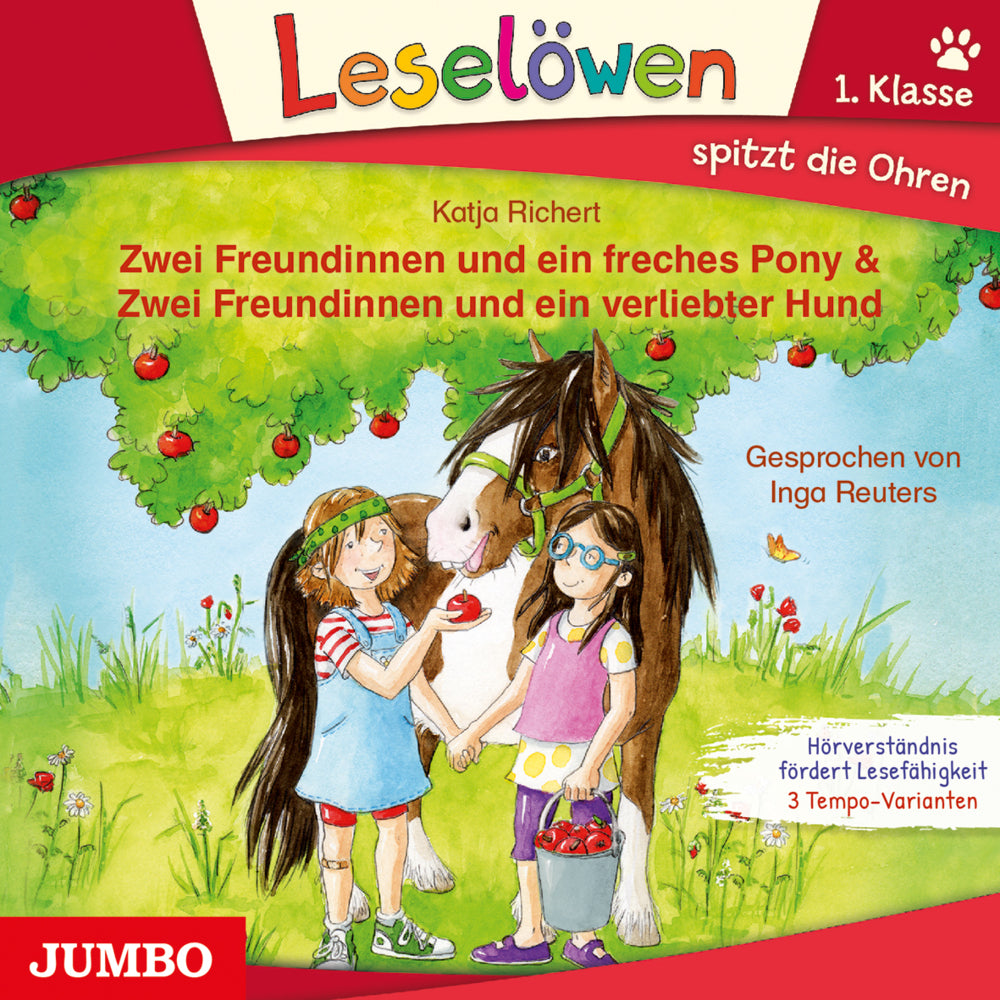 Zwei Freundinnen und ein freches Pony & Zwei Freundinnen und ein verliebter Hund, Audio-CD (Katja Riechert)