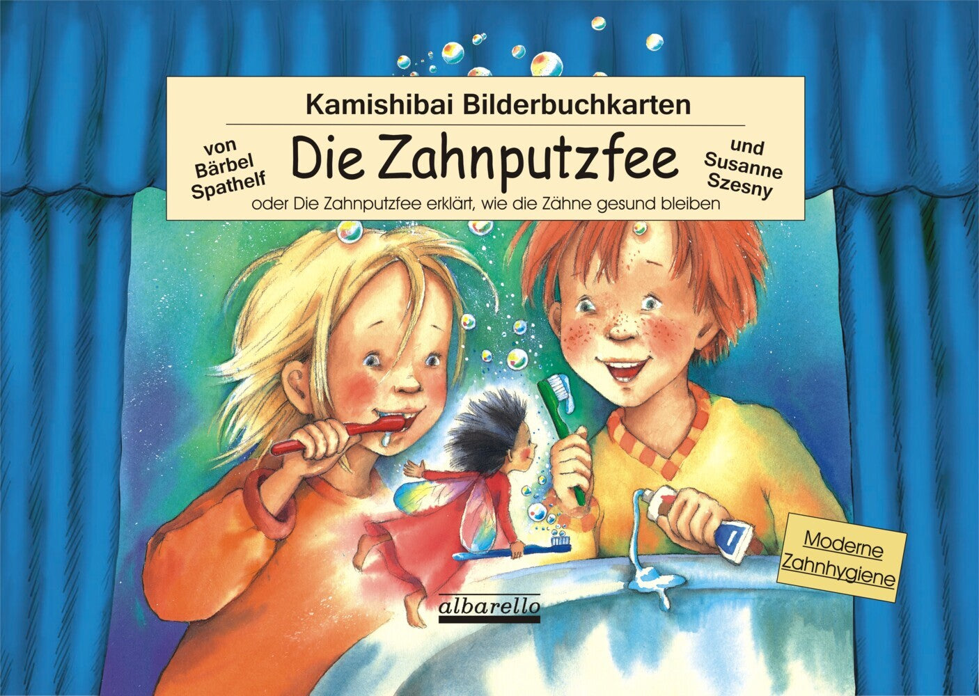 Kamishibai-Bilderbuchkarten 'Die Zahnputzfee' (Bärbel Spathelf)