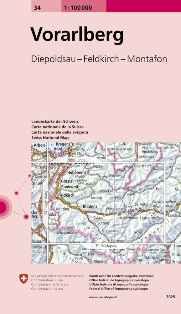 34 Vorarlberg (Bundesamt Für Landestopografie Swisstopo)