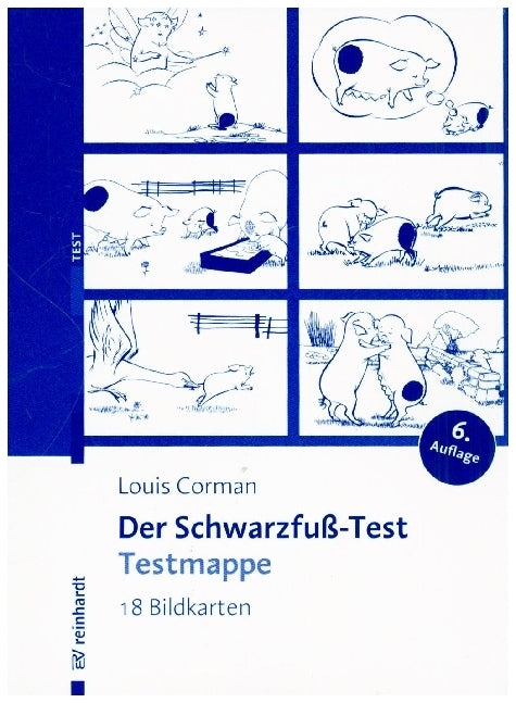 Schwarzfuß-Test, Testmappe (Louis Corman)