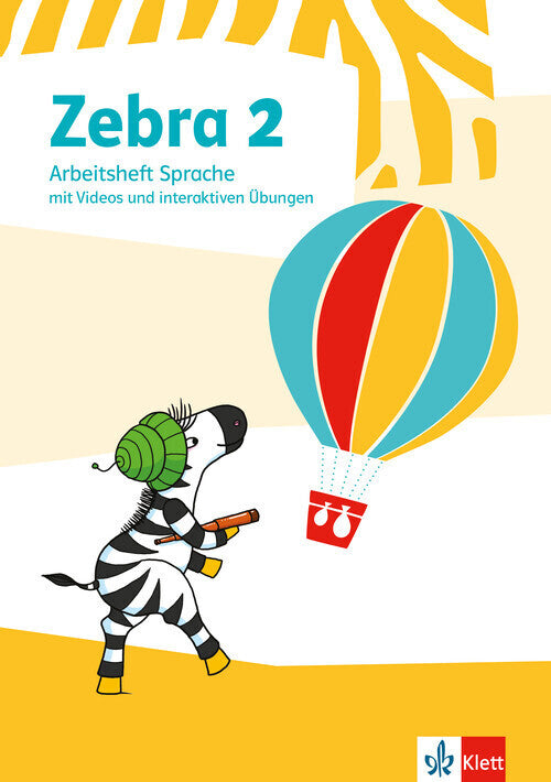 Zebra 2, Arbeitsheft Sprache mit Videos und interaktiven Übungen Klasse 2