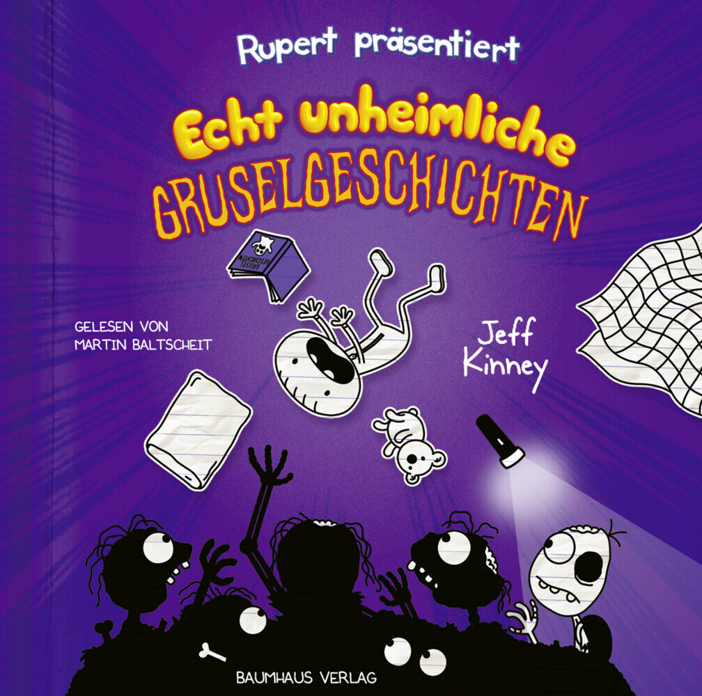 Rupert präsentiert: Echt unheimliche Gruselgeschichten, 2 Audio-CD (Jeff Kinney)
