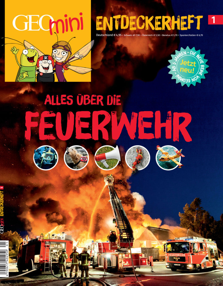 GEOlino mini Entdeckerheft 1/2016 - Alles über die Feuerwehr (Rosa Wetscher)
