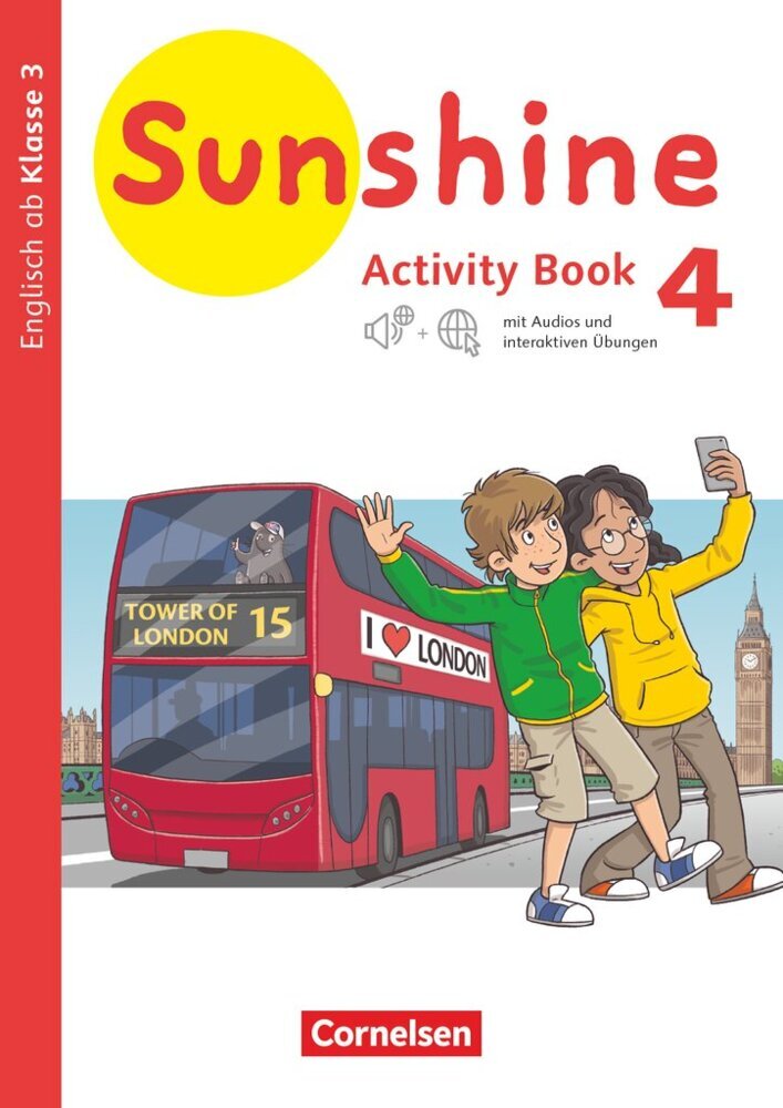Sunshine - Englisch ab Klasse 3 - Allgemeine Ausgabe 2020 - 4. Schuljahr Activity Book mit interaktiven Übungen auf scook.de - Mit CD-ROM und Audio-CD (Tanja Beattie)