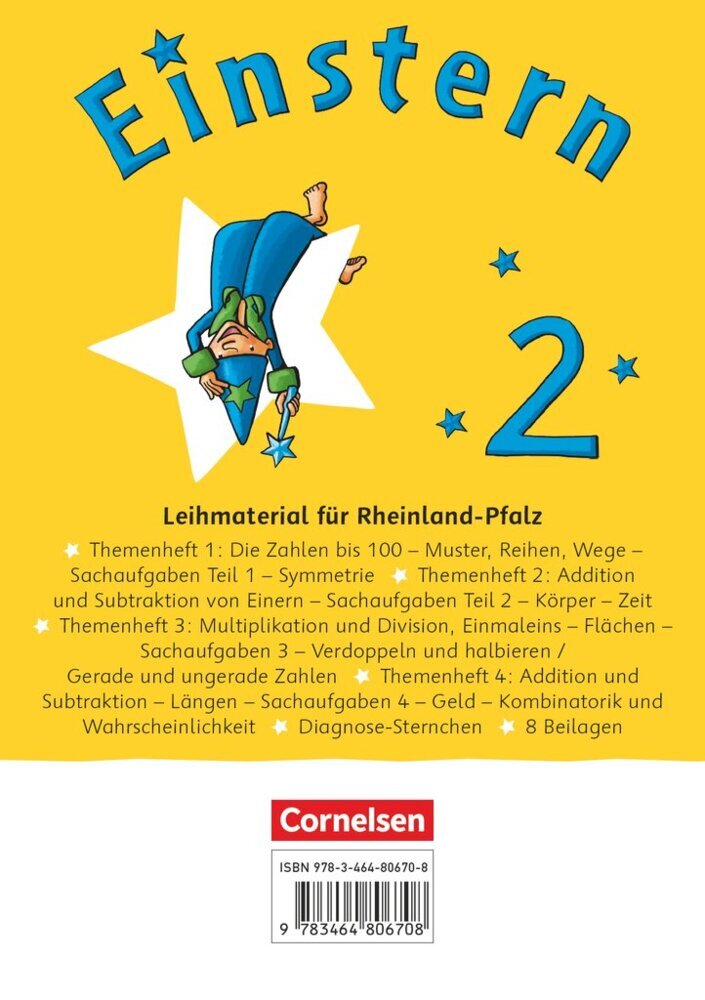 Einstern - Mathematik - Ausgabe 2021 - Band 2 Themenhefte 1-4, Diagnoseheft und Kartonbeilagen im Schuber - Ausleihmaterial (Rheinland-Pfalz).Bd.2