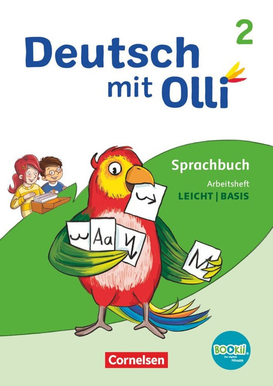 Deutsch mit Olli - Sprache 2-4 - Ausgabe 2021 - 2. Schuljahr Arbeitsheft Leicht / Basis - Mit BOOKii-Funktion (Heidrun Rebenstorff)
